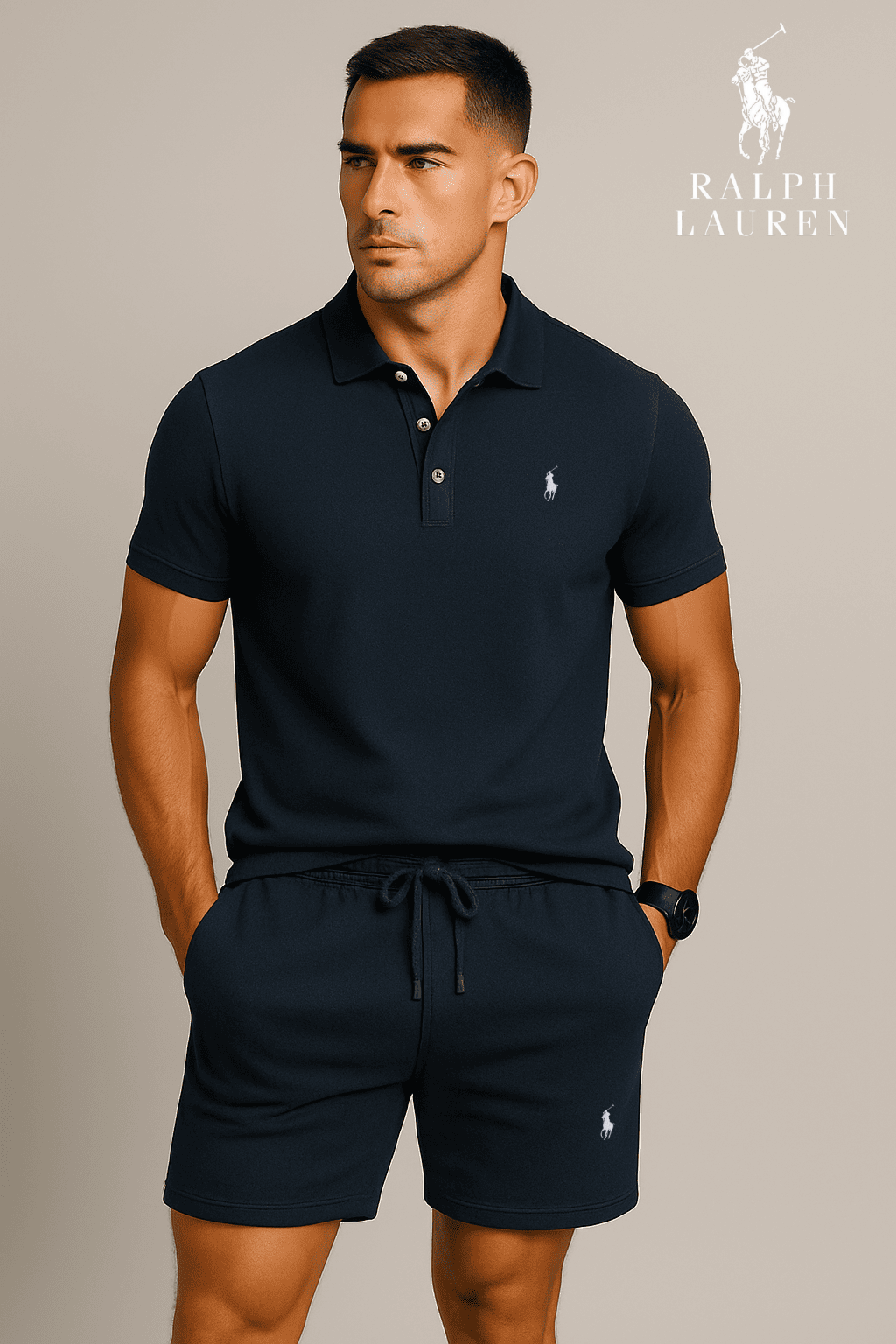 Set da uomo premium (2 pezzi) - tendenza estate 2025