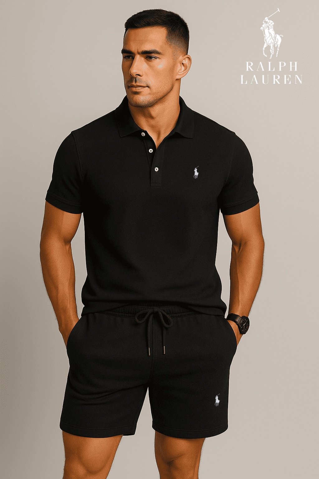 Set da uomo premium (2 pezzi) - tendenza estate 2025