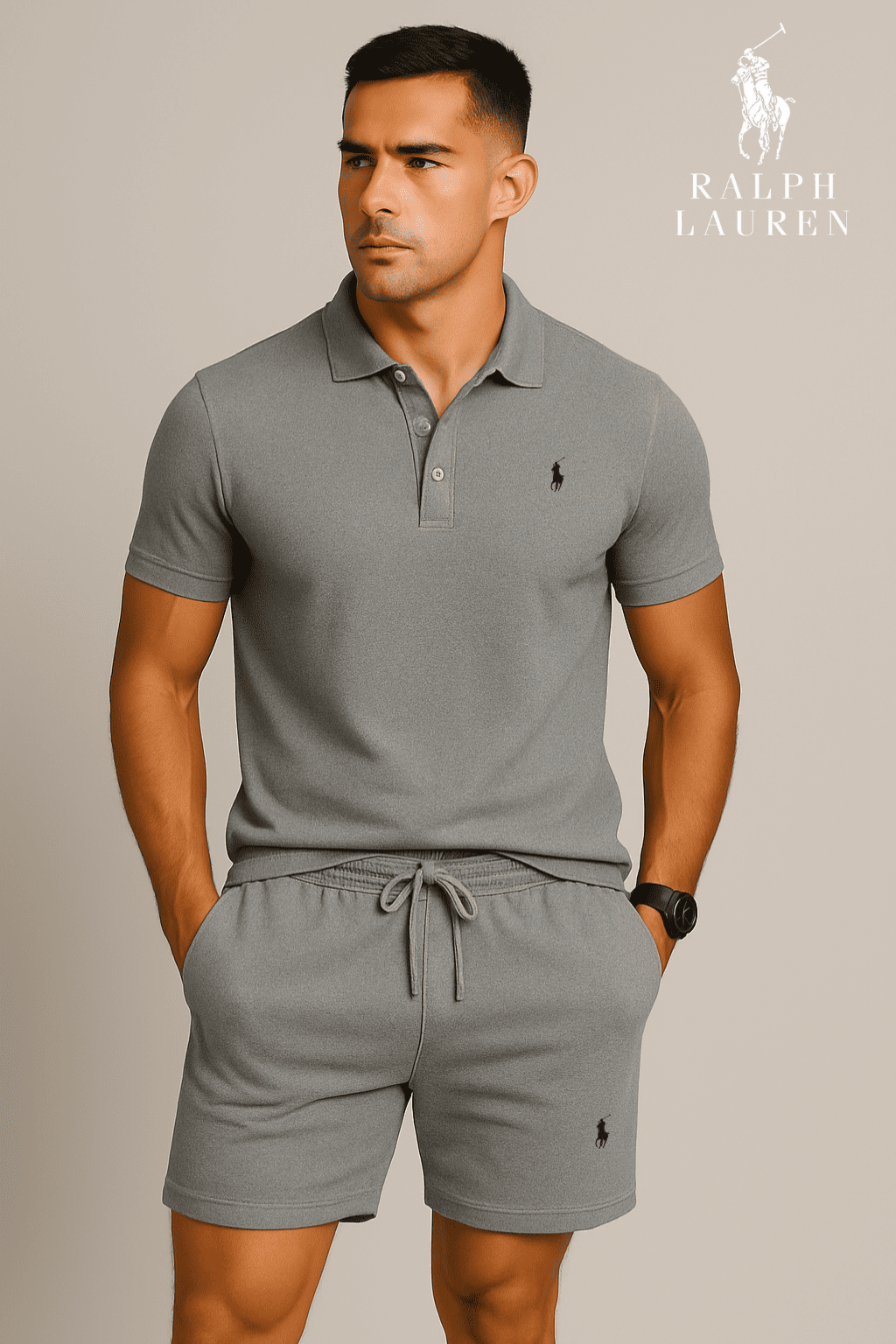 Set da uomo premium (2 pezzi) - tendenza estate 2025